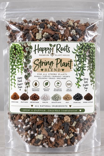 String plant soilless mix - string,