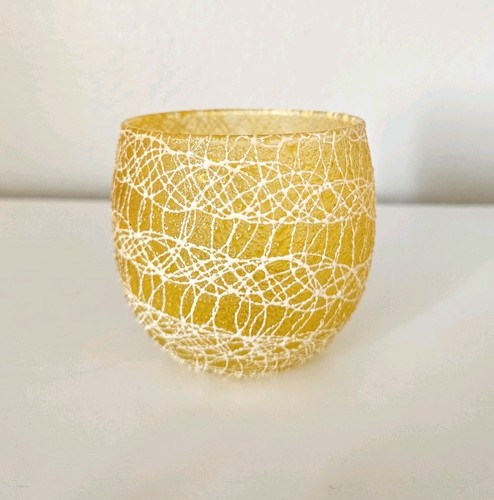 Vintage mcm yellow spaghetti - yellow,